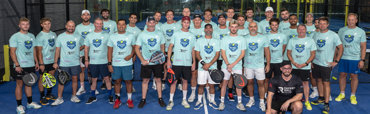 Our First Men's P4G Tournament for 2025 at Racket + Ball