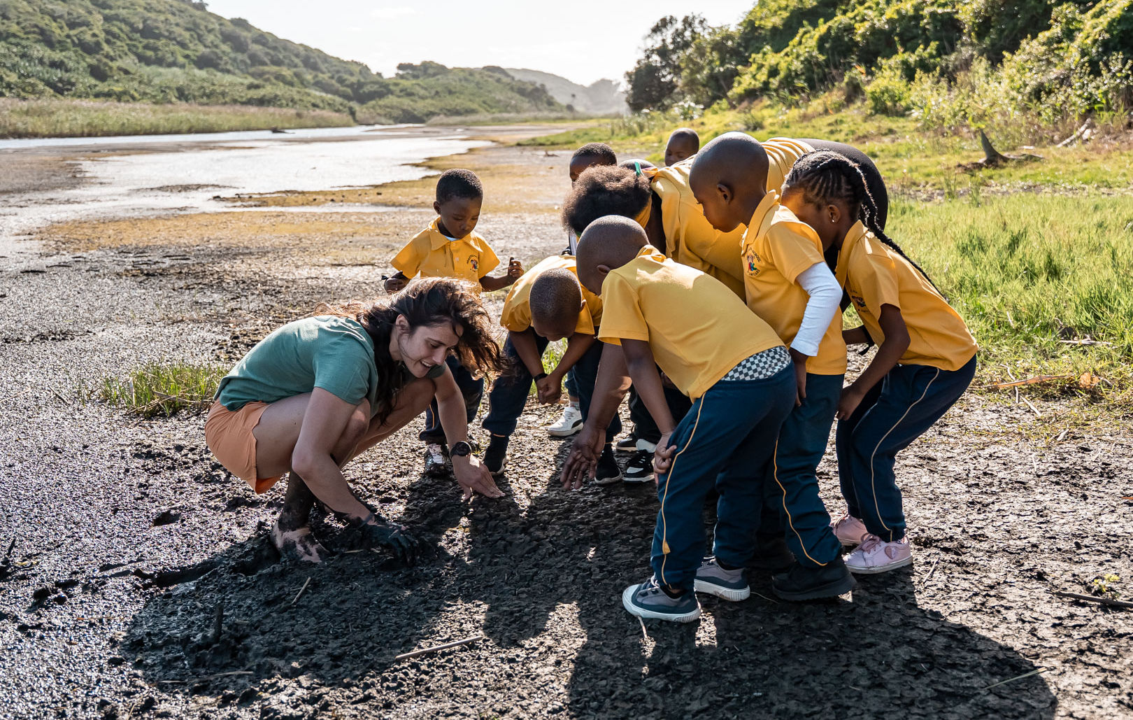 Children from the Kinship Programme on a community outing